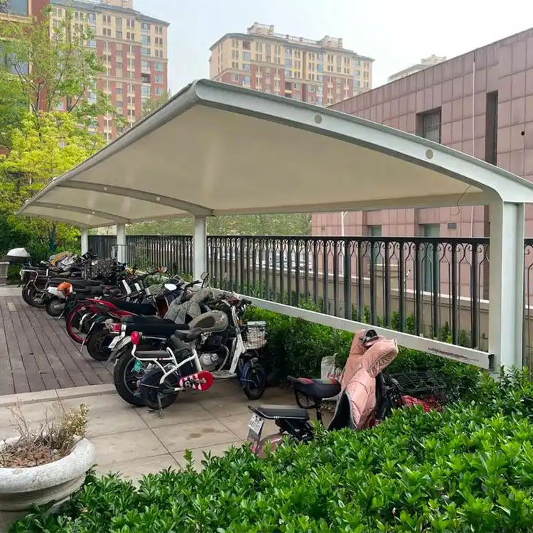 巩留县膜结构电动车棚